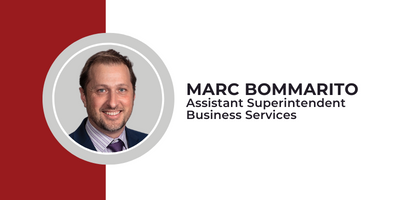 Picture of and text of Marc Bommarito, Assistant Superintendent of Business Services