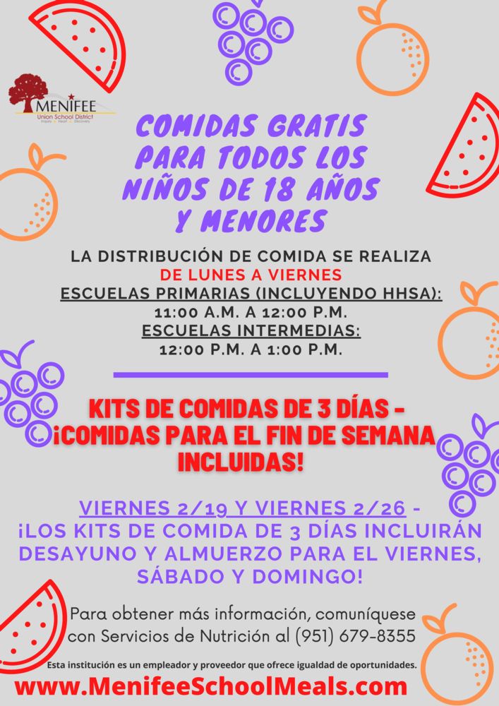 free meals 2 25 span