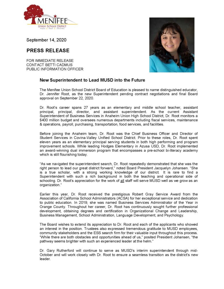 SUP Announcement