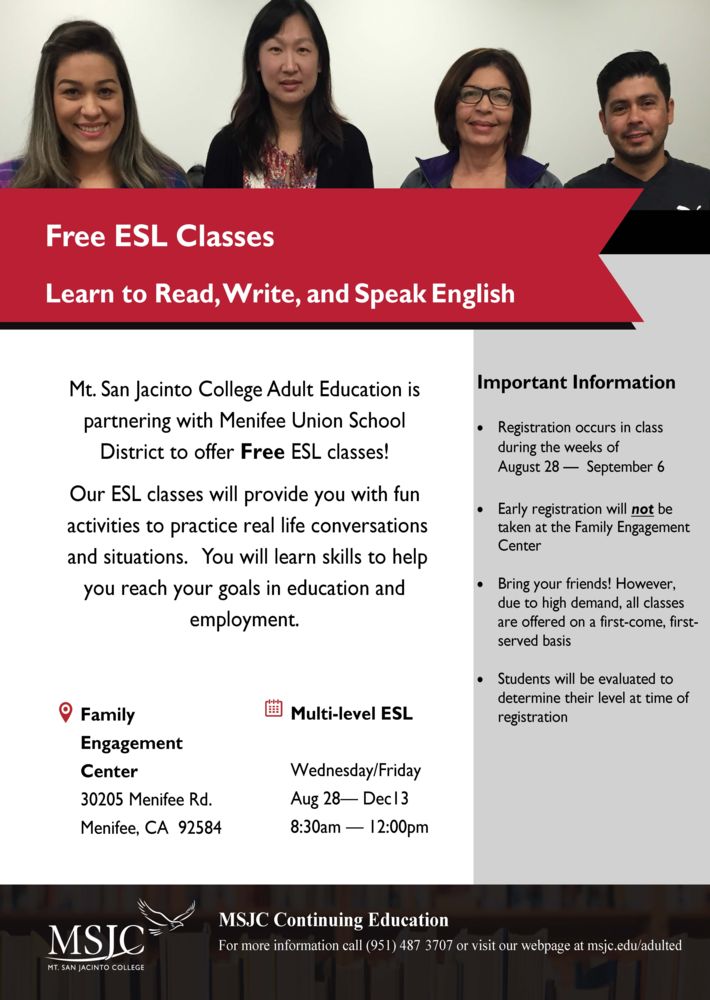 Free Eng Classes