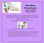 Preschool accepting applications 