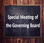 Special Meeting of the Governing Board thumbnail
